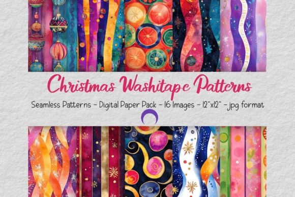 Download Christmas Seamless Washi Patterns - Seamless Collection