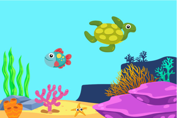 Download Cute Fish Animal Graphic Design Cartoon - Animal graphic Collection