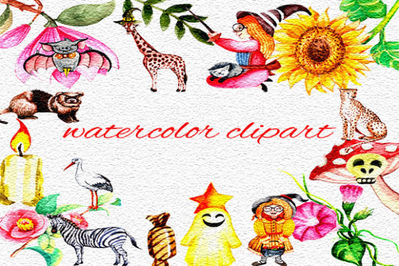 Download Watercolor Safari Animals - Watercolor safari Collection