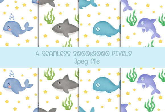 Download Seamless Under the Sea Pattern Papers - Seamless Collection