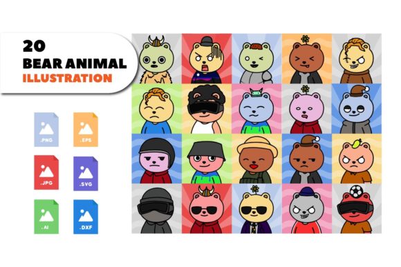 Download Bear Animal Graphic Design - Animal graphic Collection