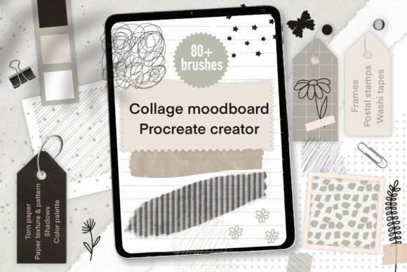 Download Procreate Mood Board Creator Collage - Premium Resources